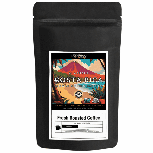 Single origin specialty coffee from Costa Rica