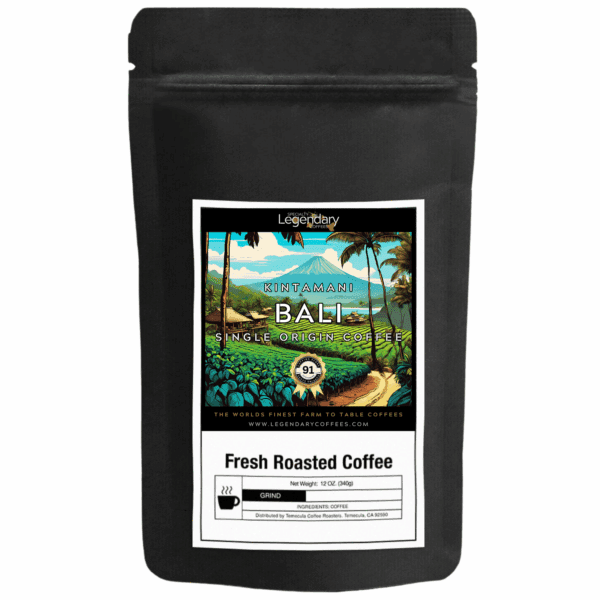 Single origin specialty coffee from Bali Indonesia