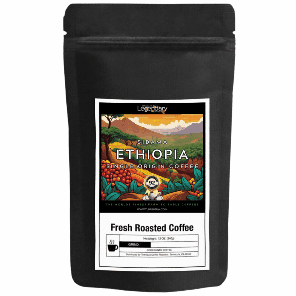 Single origin specialty coffee from Ethiopia