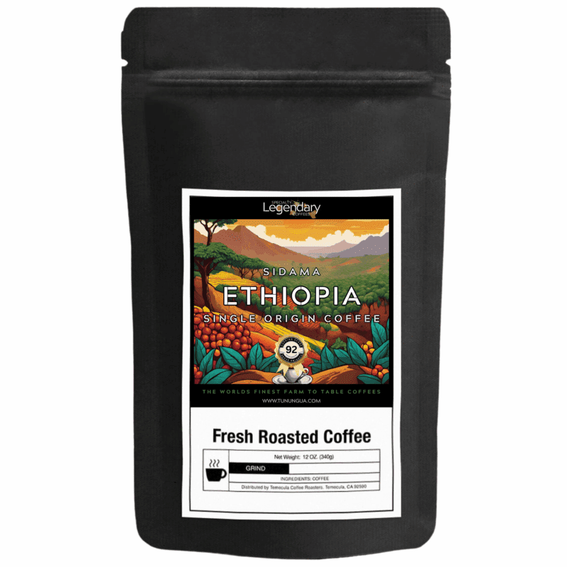 Single origin specialty coffee from Ethiopia